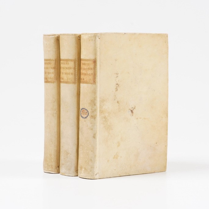 Mozzi Luigi Storia delle Rivoluzioni della Chiesa D'utrecht... Venezia, Zatta, 1787, 5 Libri in 3...