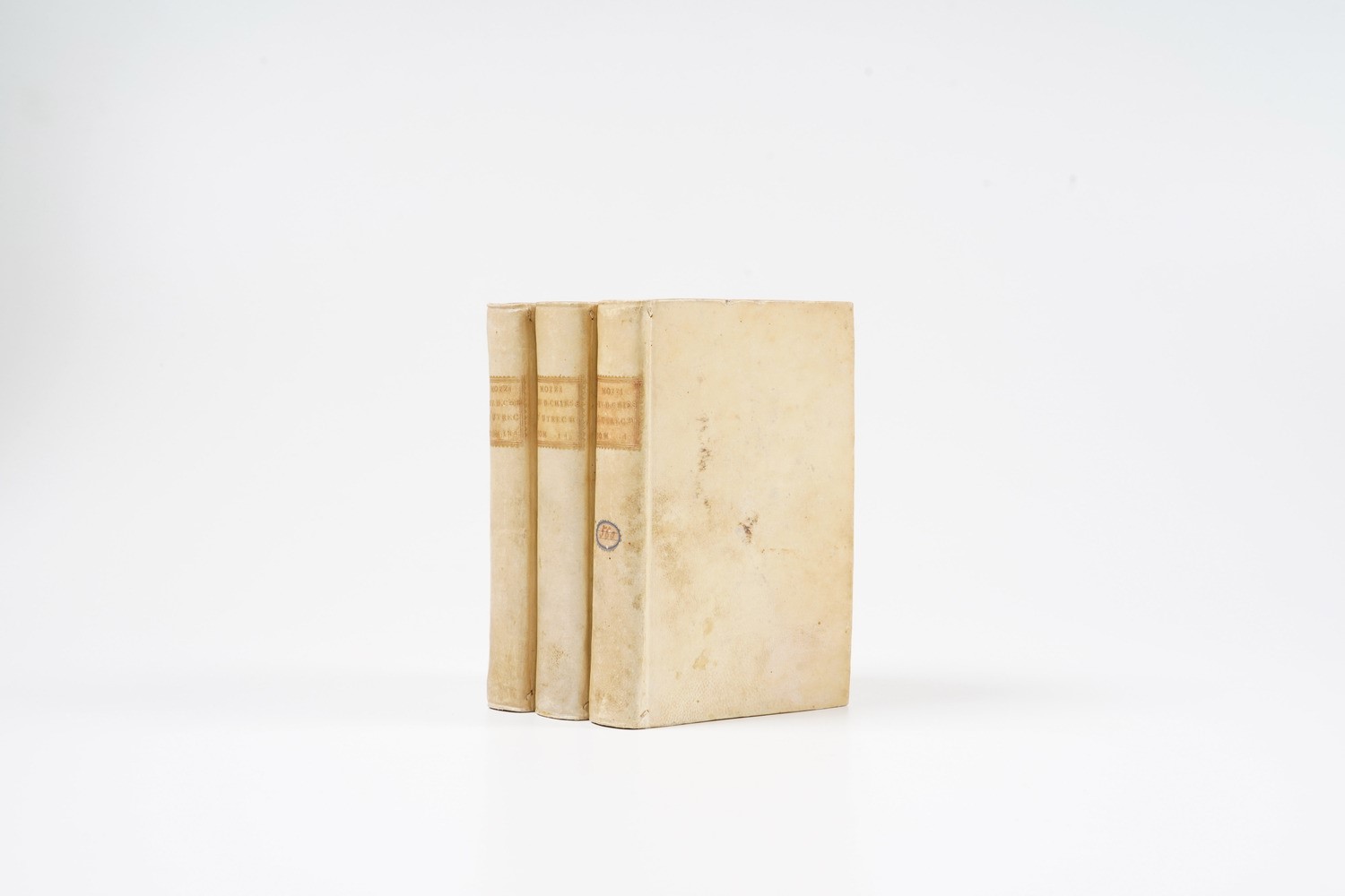 Mozzi Luigi Storia delle Rivoluzioni della Chiesa D'utrecht... Venezia, Zatta, 1787, 5 Libri in 3...