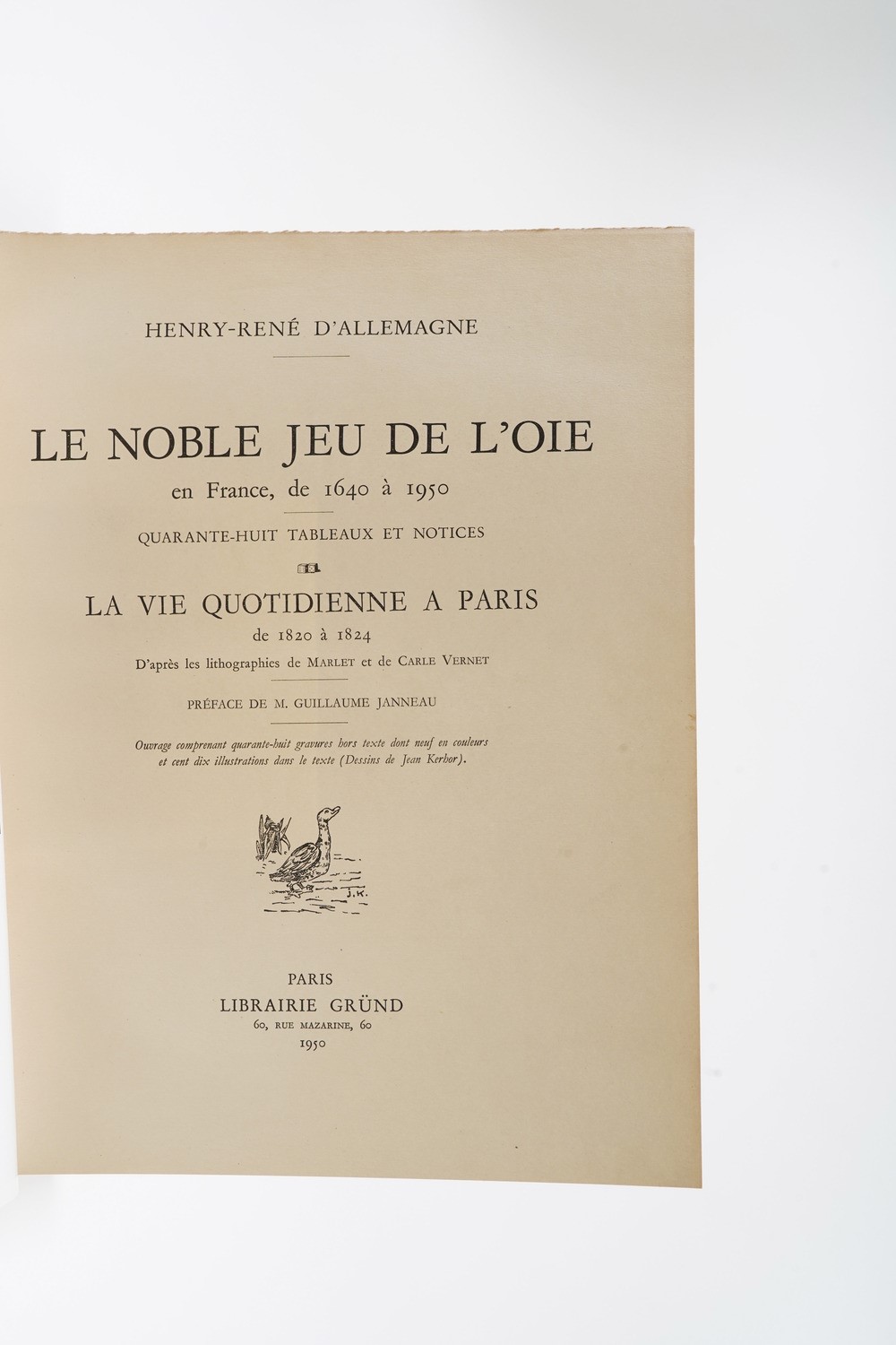 Henry-renè D’allemagne le Hoble Jeu De L’oie, En France, De 1640 a 1950.paris, Librairie Grund, 1...