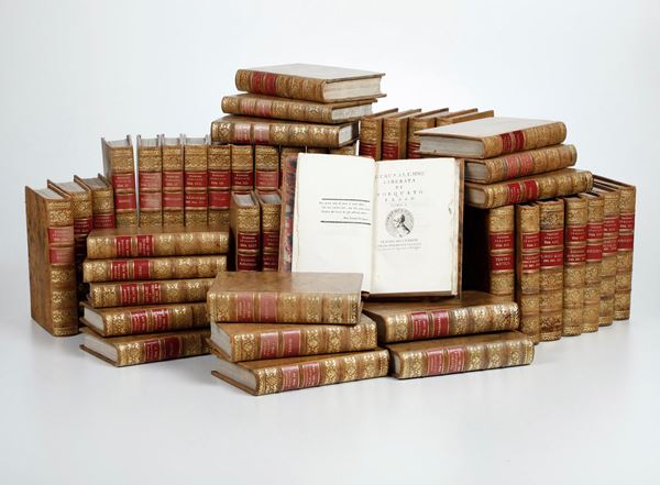 Raccolta di classici italiani delle letteratura Parnaso italiano. Venezia, presso Antonio Zatta e figli, 1784-1790, 51 volumi