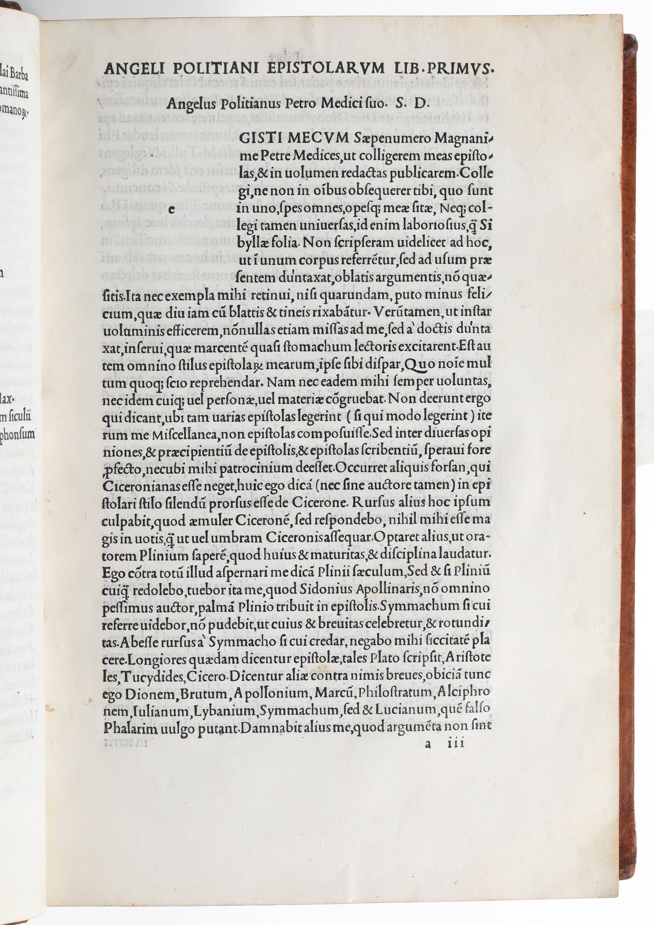Poliziano Angelo Omnia Opera Angeli Politiani...venezia, Aldus,1498