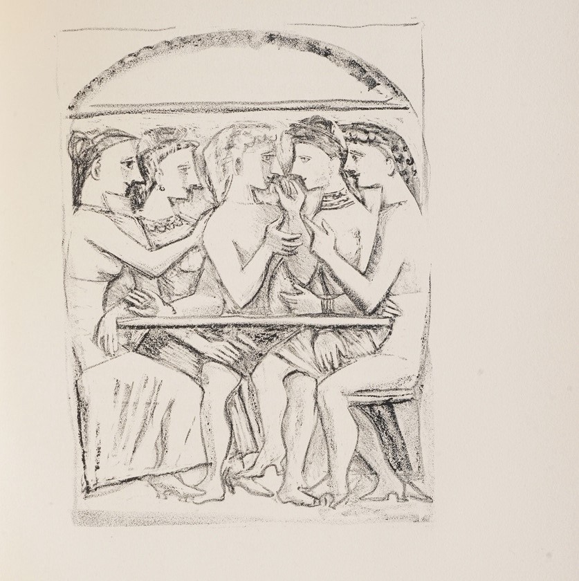 Gide André Theseus... Mardersteig, (officina Bodoni), 1949.