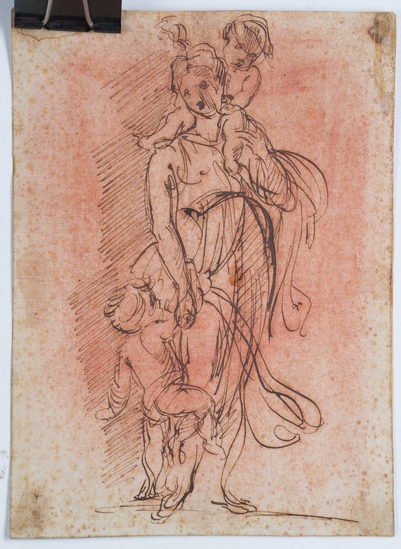Lotto Composto da Tre Disegni Raffiguranti Soggetti Diversi (XVIII-XIX Secolo)