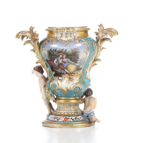 Vaso  Parigi, Manifattura di Jacob Petit, 1850 circa.