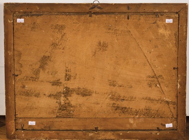 Quattro dipinti ad arte povera su tavola, XVIII secolo