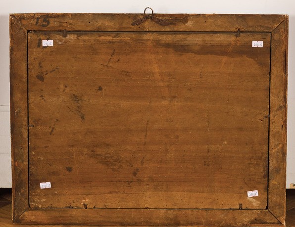 Quattro dipinti ad arte povera su tavola, XVIII secolo