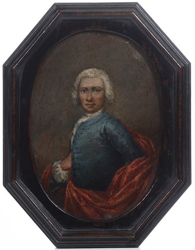 Scuola Veneta del XVIII Secolo Ritratto di Gentiluomo