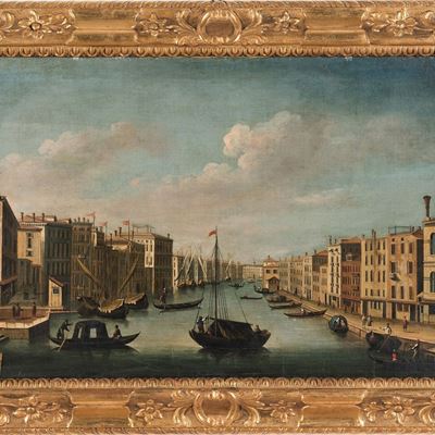 Scuola del XVIII Secolo Veduta del Canal Grande a Venezia