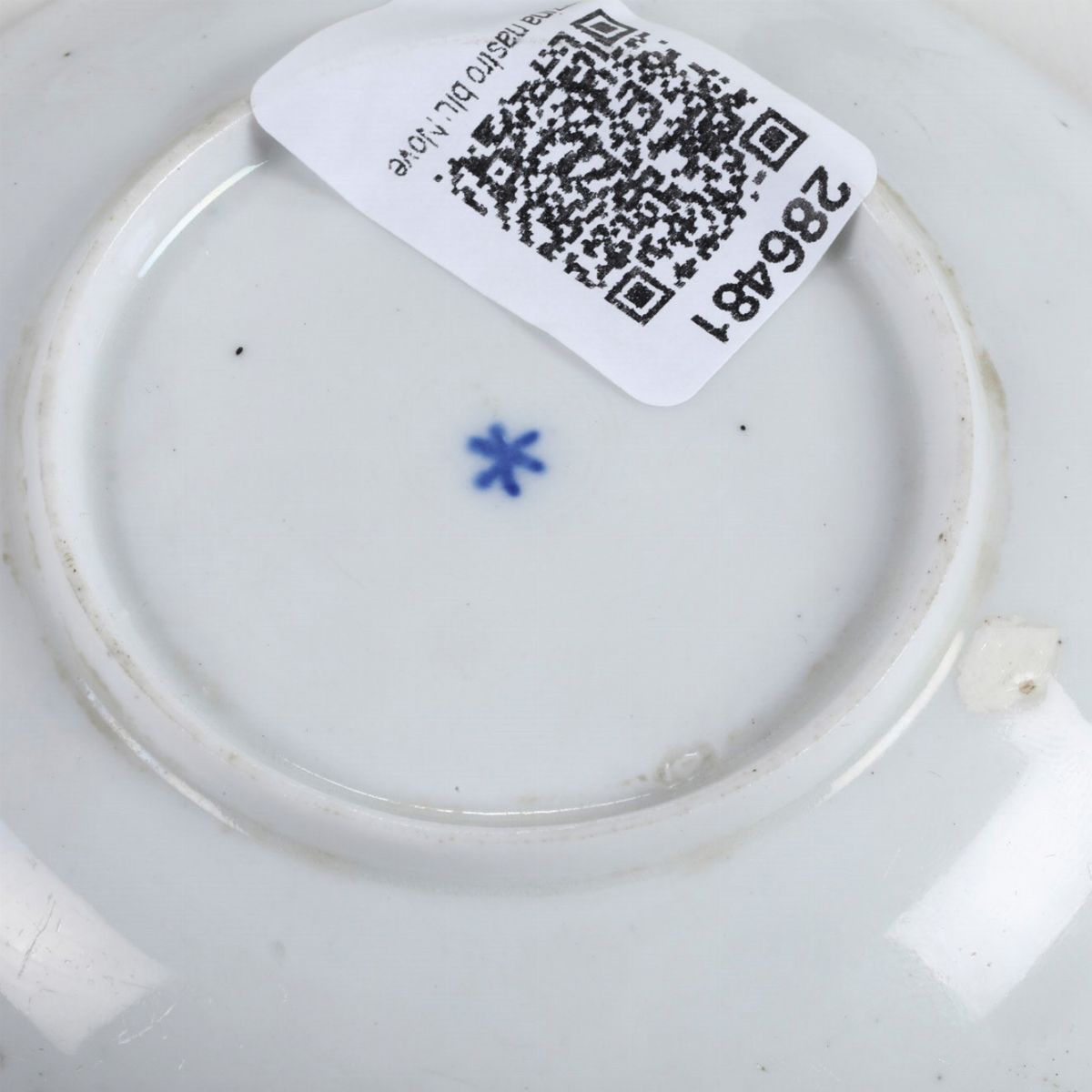 Tazza con Piattino.nove, Manifattura Antonibon, Fine XVIII - Inizio XIX Secolo.