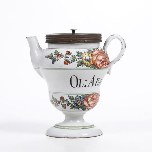 Orciolo. Nove, Manifattura Antonibon, 1750-1770.