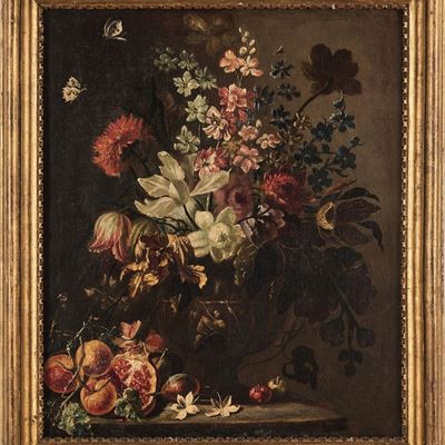Natura Morta con Vaso di Fiori