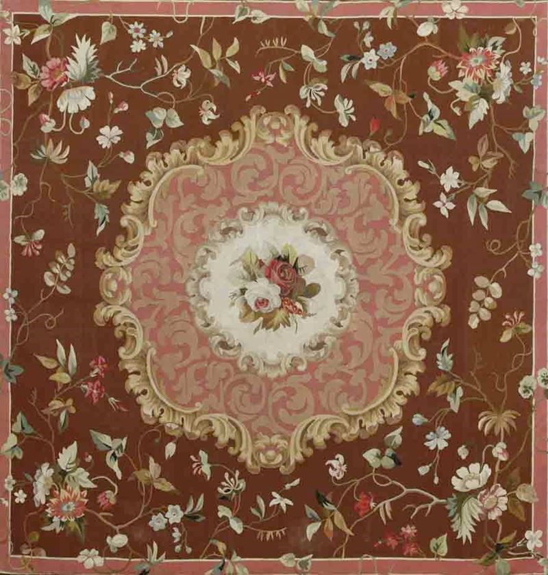 Centro di Aubusson, fine XIX secolo  - Auction Carpets - Cambi Casa d'Aste