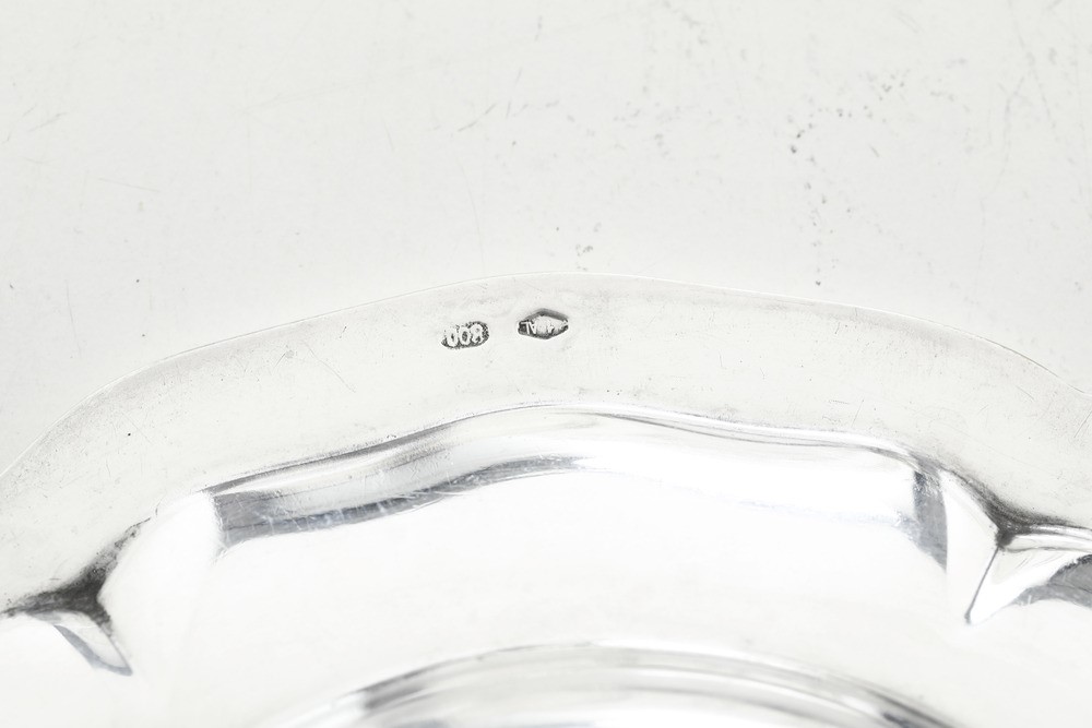 Insieme di Piatti in Argento. Argenteria Italiana del XX Secolo, Vari Argentieri tra Cui Cesa, Al...