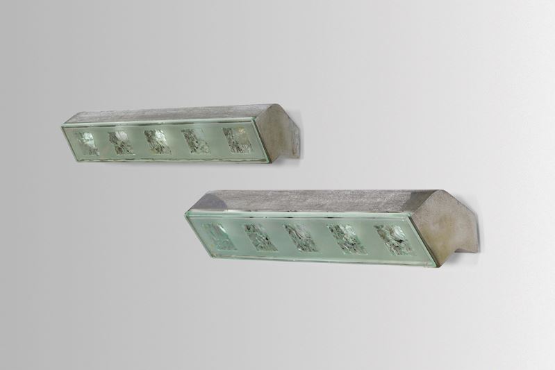Max Ingrand : Due lampade da parete mod. 2139     - Auction Design - Cambi Casa d'Aste
