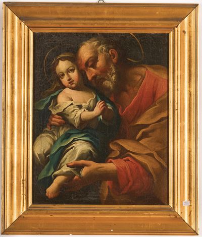 Scuola del XVIII Secolo Vergine con Gioacchino