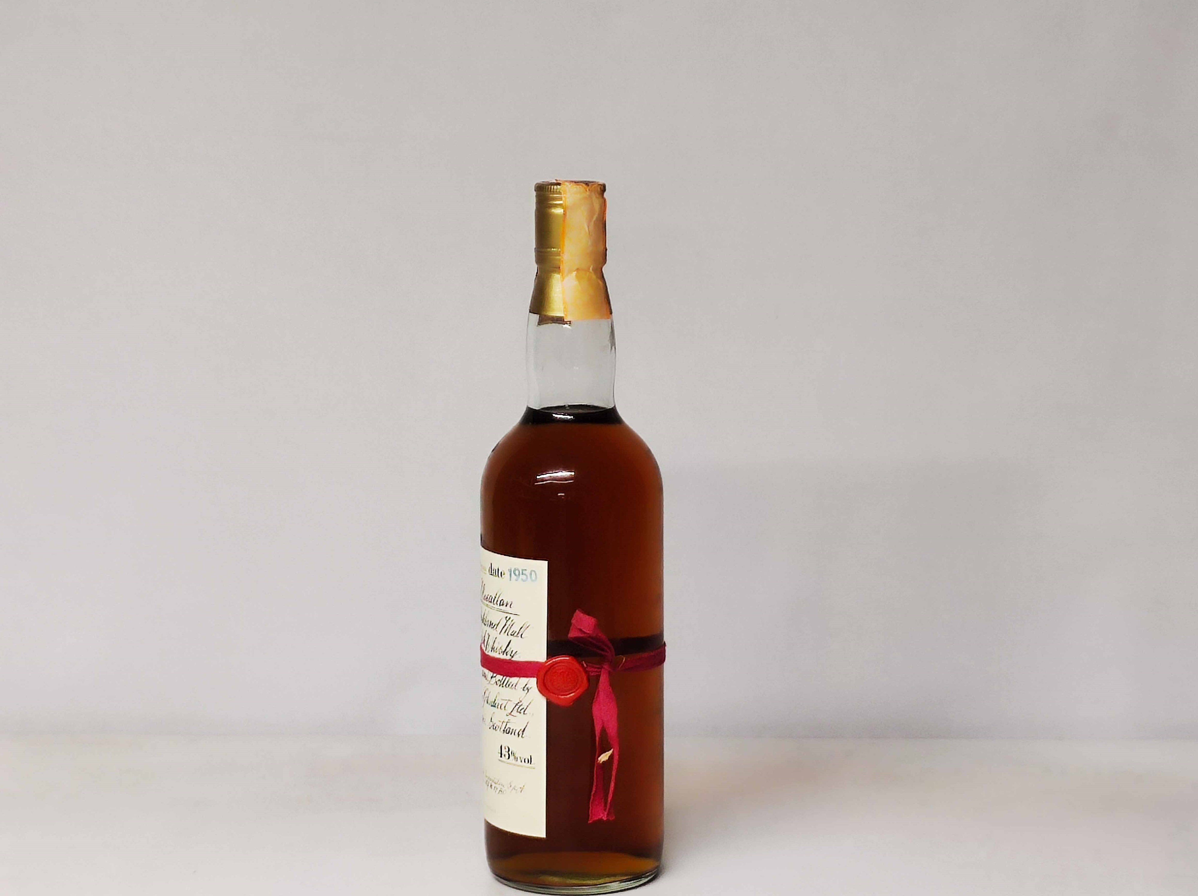 Macallan 1950 Red Ribbon, Single Highland Malt Scoth Whisky