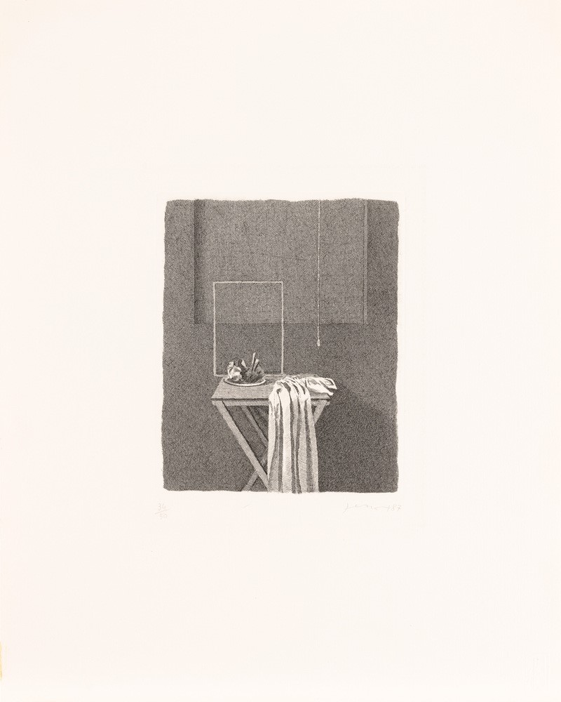 Gianfranco Ferroni - Interno con Corda Appesa