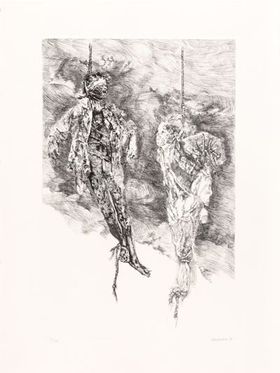 Senza titolo, acquaforte, 1996