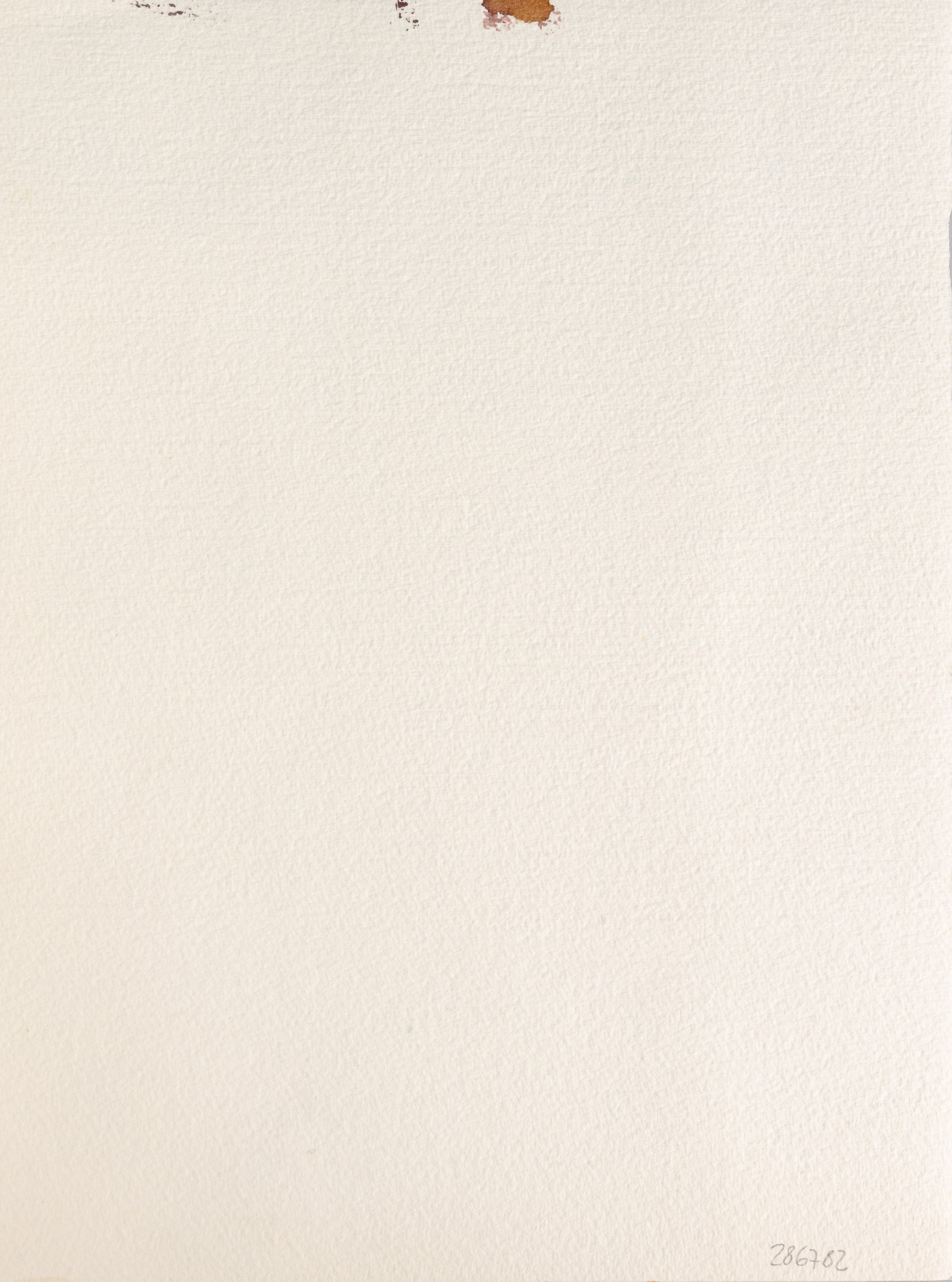 Mario Nigro - Senza titolo, acquarello su carta, 1989