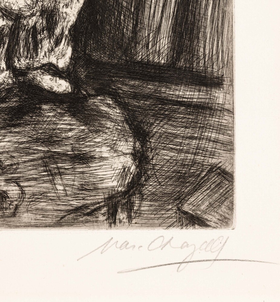 Marc Chagall - Le Statuaire Et la Statue De Jupiter (da le Favole De la Fontaine)