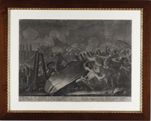 George Philipp Rugendas (1708-1781) Scene di battaglie