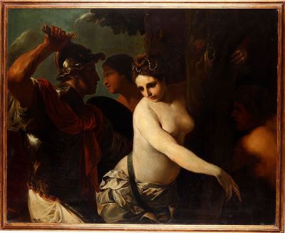 Scuola del XIX Secolo Tarquinio e Lucrezia