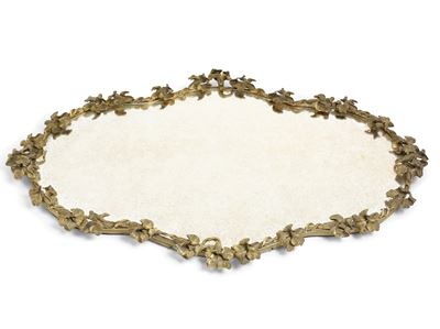 Presentoire a Specchio con Decoro a Ramages, Manifattura Artistica del XX-XXI Secolo