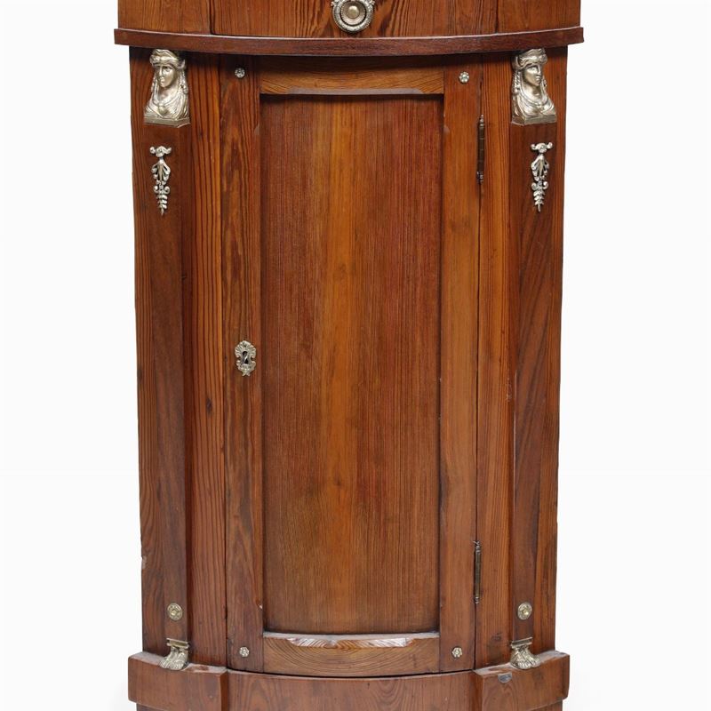 Angoliera Impero ad un'anta. XIX secolo  - Auction Antique September - Cambi Casa d'Aste