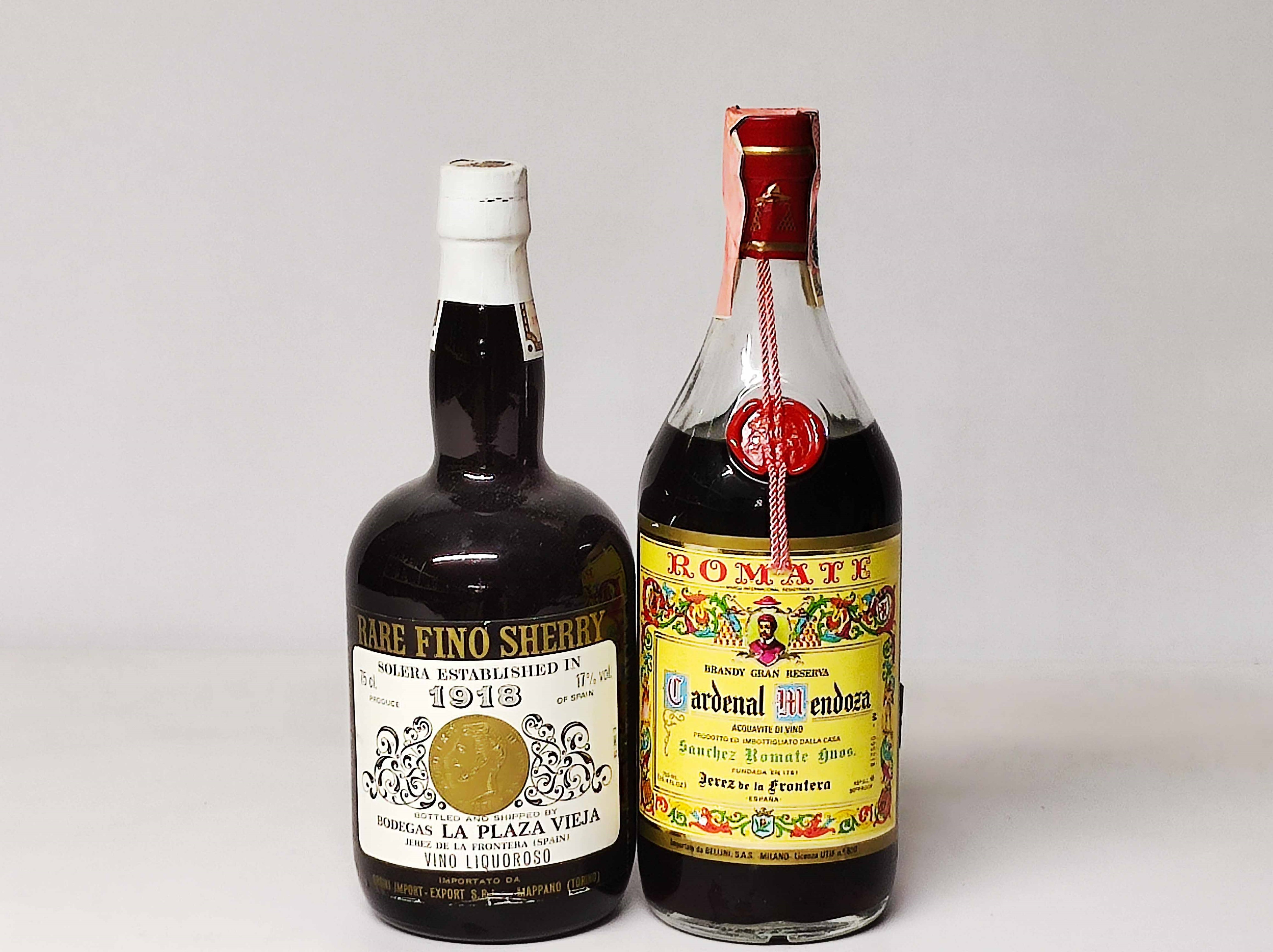 Bodegas la Plaza Vieja 1918, Cardenal Mendoza, Sherry & Brandy