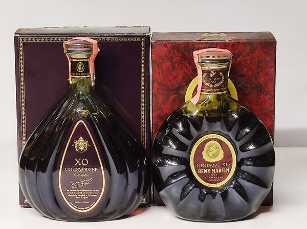 Courvoisier Xo & Remy Martin Centaure Xo, Cognac - Asta Courvoisier Xo & Remy Martin Centaure Xo, Cognac - Asta