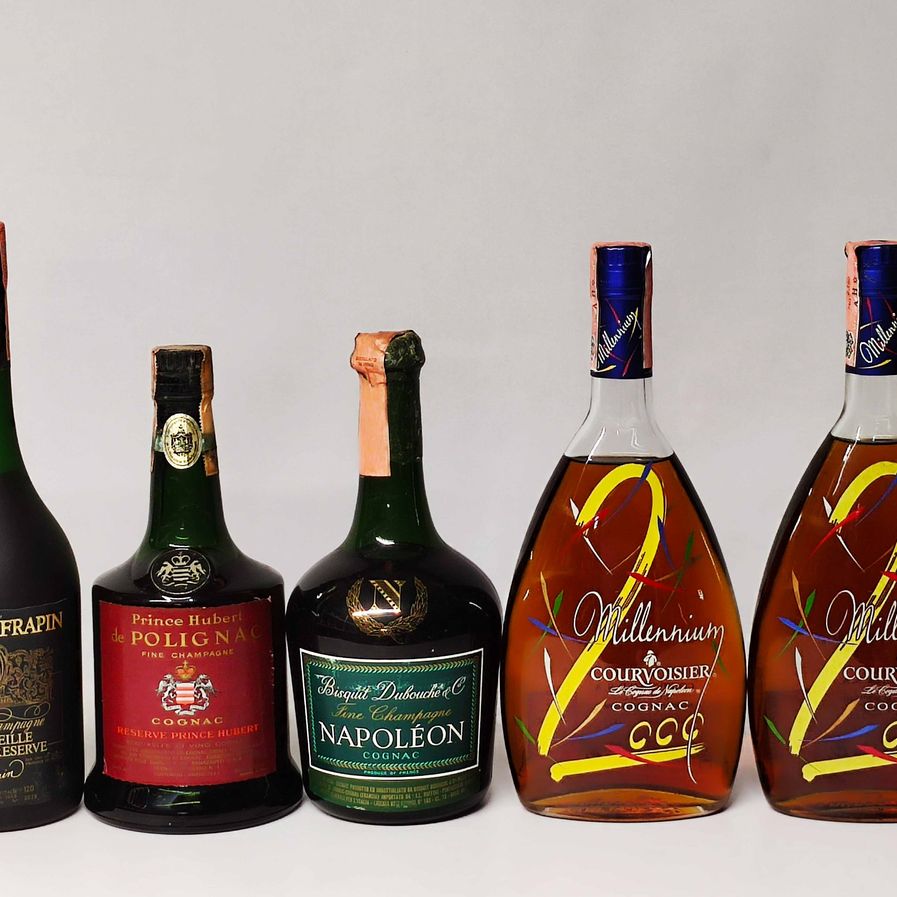 Frapin, Prince Hubert, Napoleon, Courvoisier, Cognac