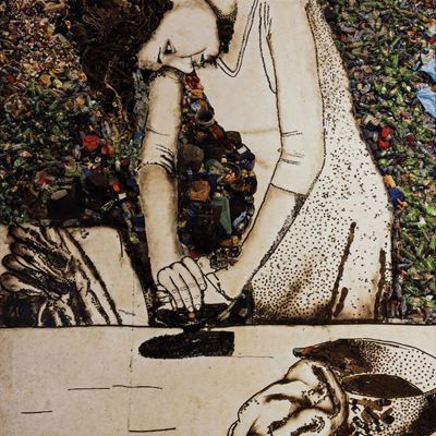Isis (woman Ironing), dalla Serie Pictures Of Garbage