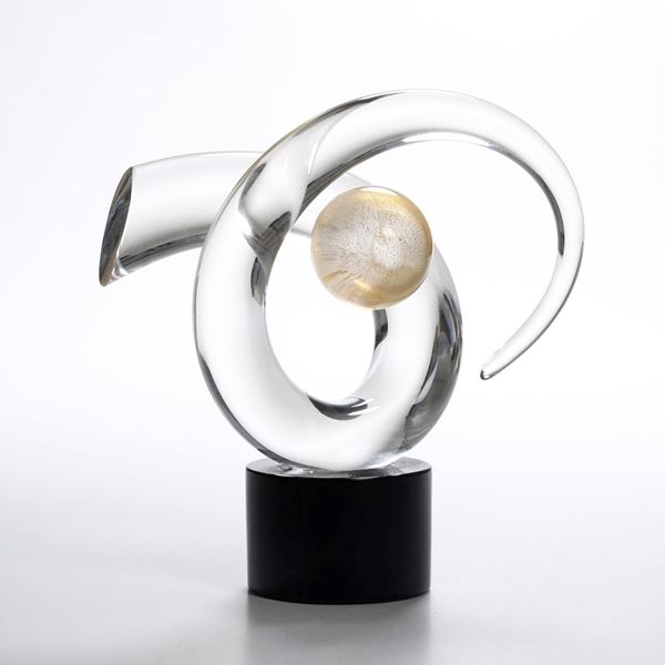 Scultura in vetro di Murano