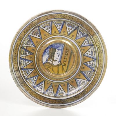 Piatto da Acquareccia.deruta, Prima Metà del XVI Secolo.