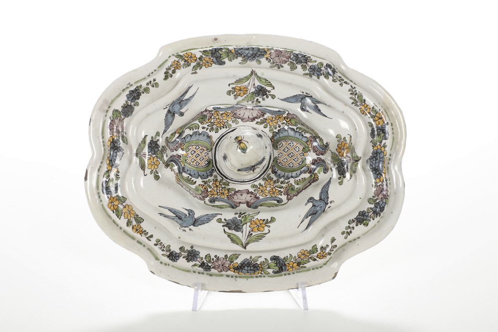 Zuppiera con Coperchio.campania, Probabilmente Fabbrica di Caserta, 1753-1756.