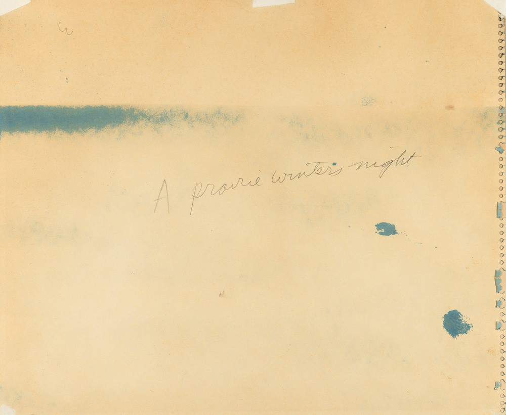 William Kurelek - A Prairie Winter’s Night