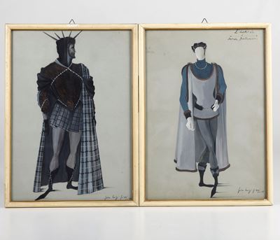 Pierluigi Pizzi. Bozzetti Teatrali per i Costumi di Scena del del Re Lear