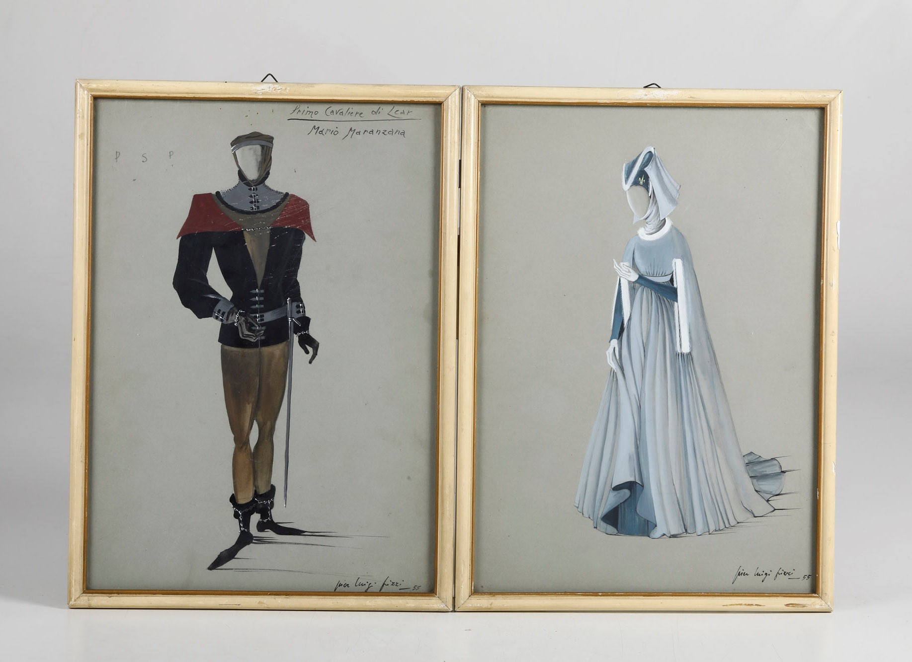 Pierluigi Pizzi. Bozzetti Teatrali per i Costumi di Scena del del Re Lear