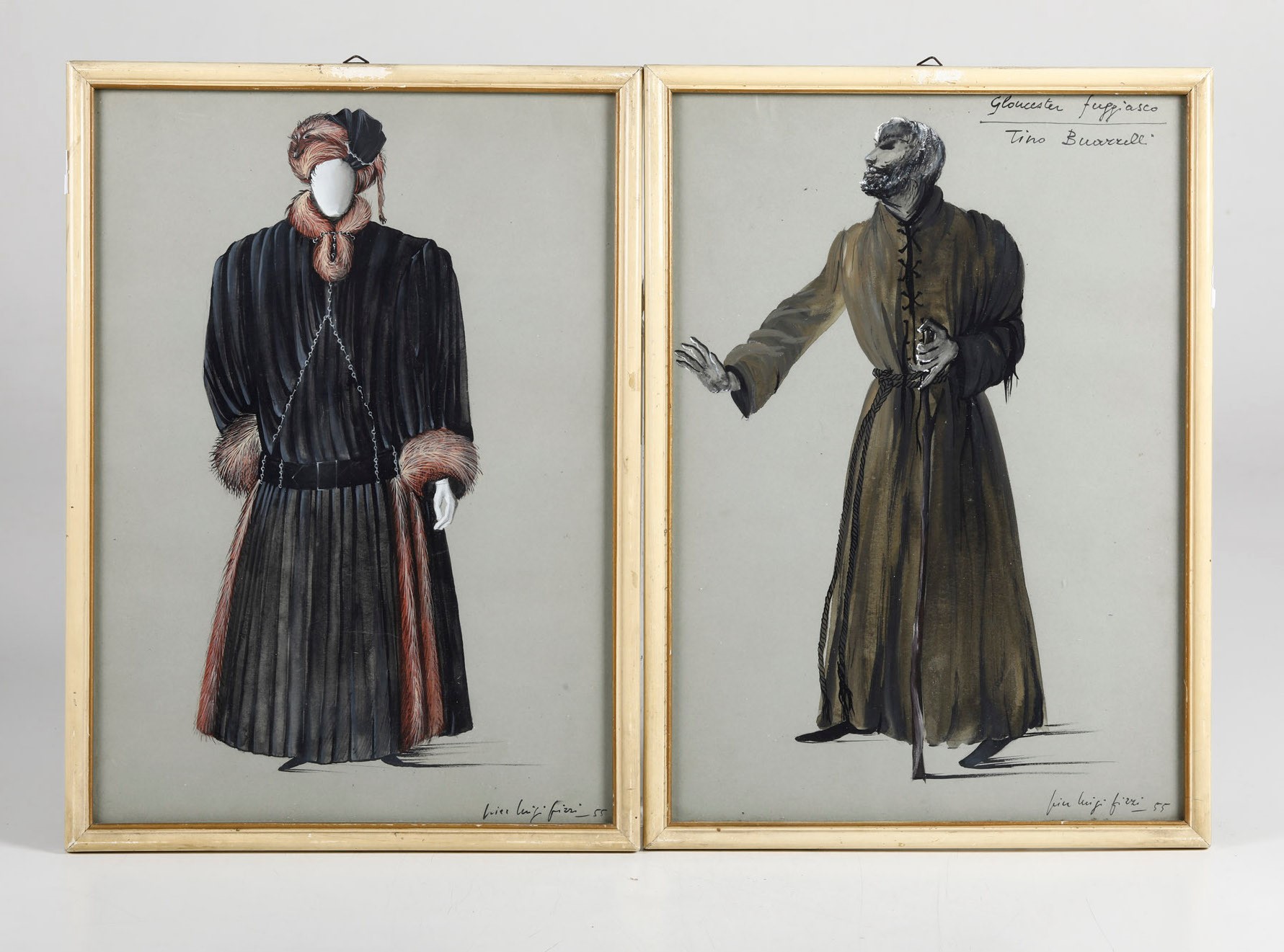Pierluigi Pizzi. Bozzetti Teatrali per i Costumi di Scena del del Re Lear