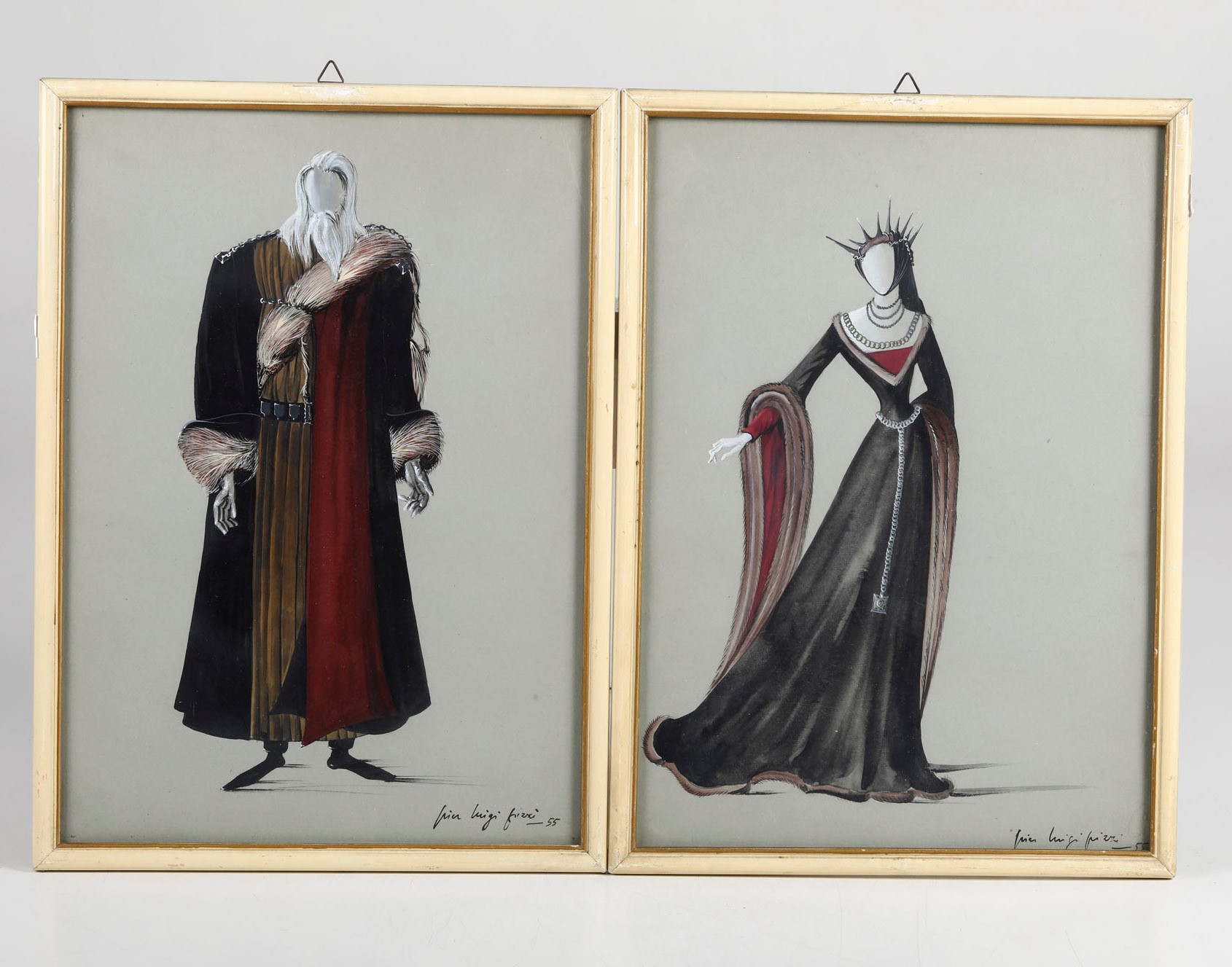 Pierluigi Pizzi. Bozzetti Teatrali per i Costumi di Scena del del Re Lear