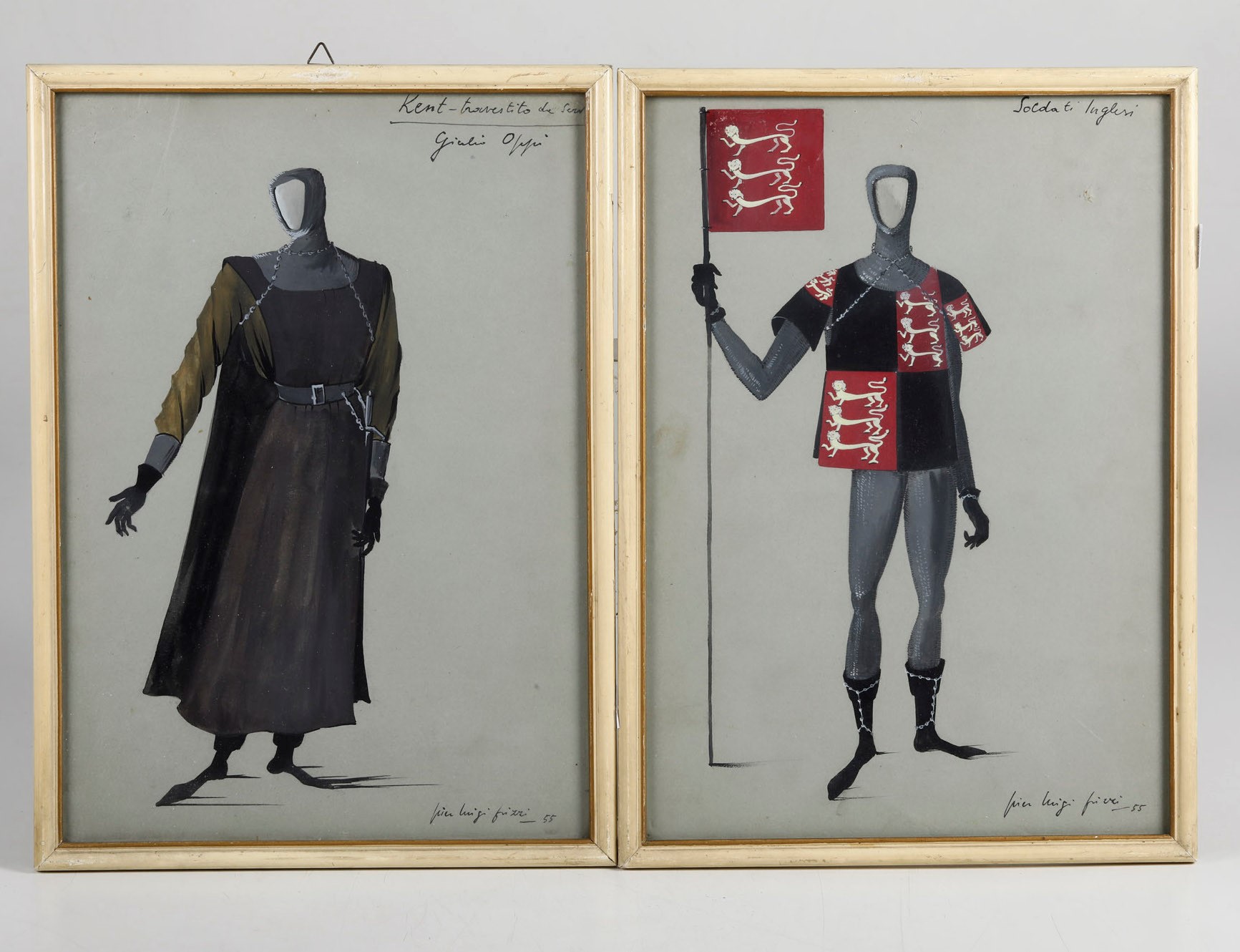 Pierluigi Pizzi. Bozzetti Teatrali per i Costumi di Scena del del Re Lear