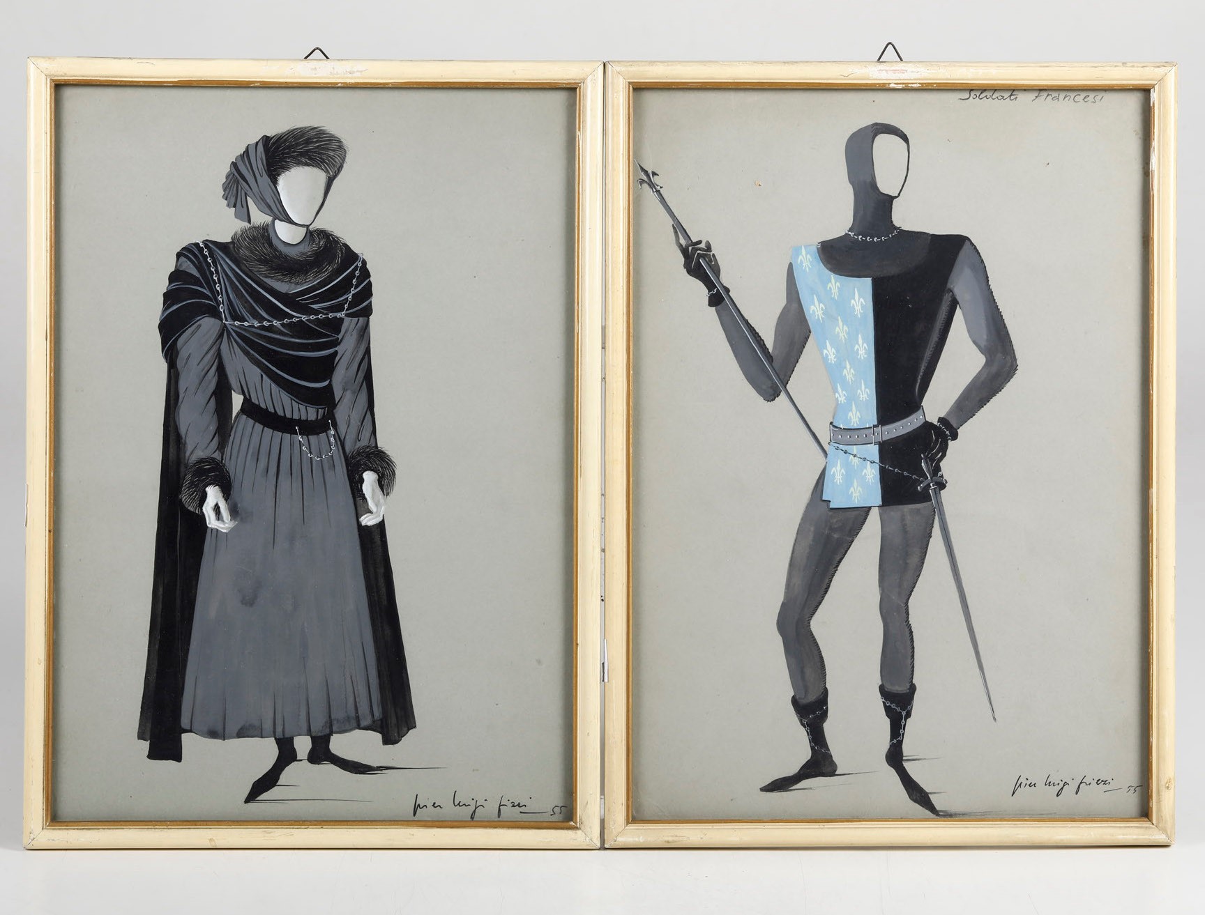 Pierluigi Pizzi. Bozzetti Teatrali per i Costumi di Scena del del Re Lear