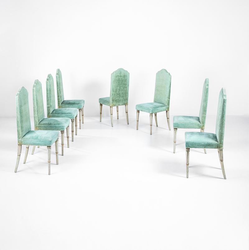 Tomaso Buzzi : Otto sedie   - Auction Fine Design - Cambi Casa d'Aste