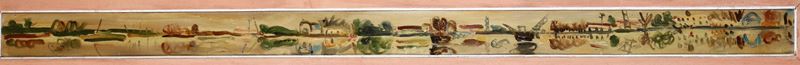 Mario Risoli : Paesaggio  - olio su tavola - Asta Dipinti del XIX e XX secolo - Cambi Casa d'Aste