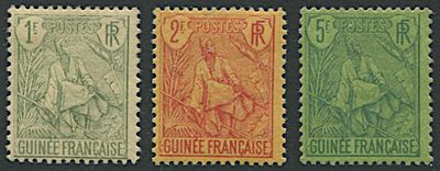 1904, French Guinea, Complete Set Of 15