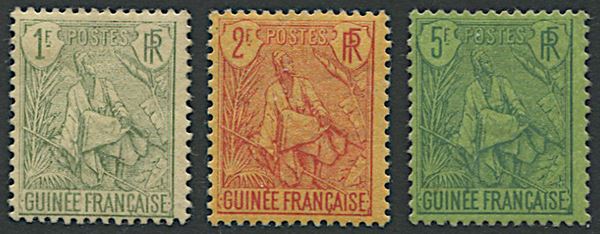 1904, French Guinea, complete set of 15