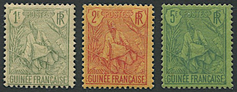 1904, French Guinea, complete set of 15  - Asta Filatelia - Cambi Casa d'Aste