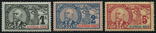 1906, Haut-Senegal & Niger, set of 17