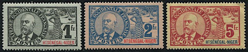 1906, Haut-Senegal & Niger, set of 17  - Auction Philately - Cambi Casa d'Aste