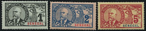 1906, Senegal, set of 18